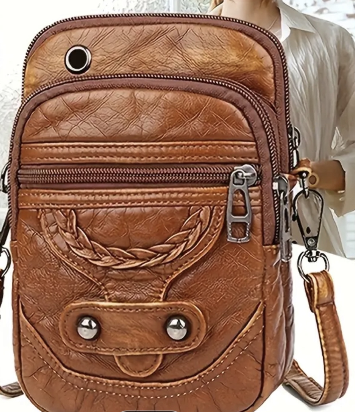Brand New-Brown Small Crossbody Bag - photo 2