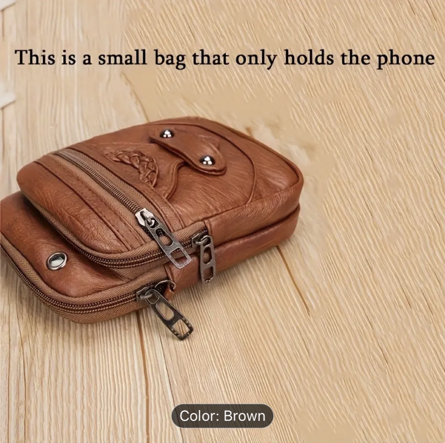 Brand New-Brown Small Crossbody Bag