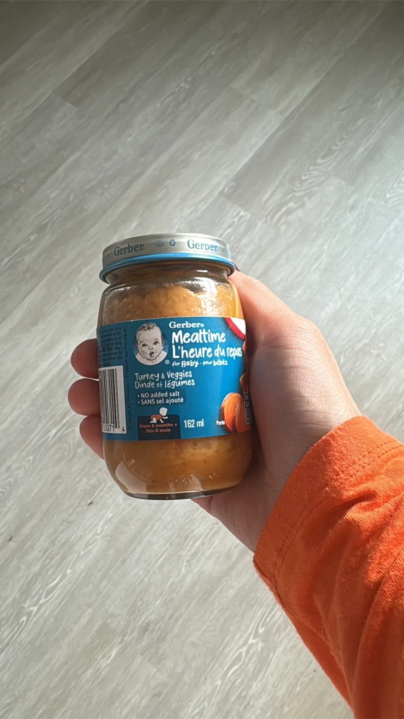 Gerber Mealtime Turkey & Veggies Baby Food