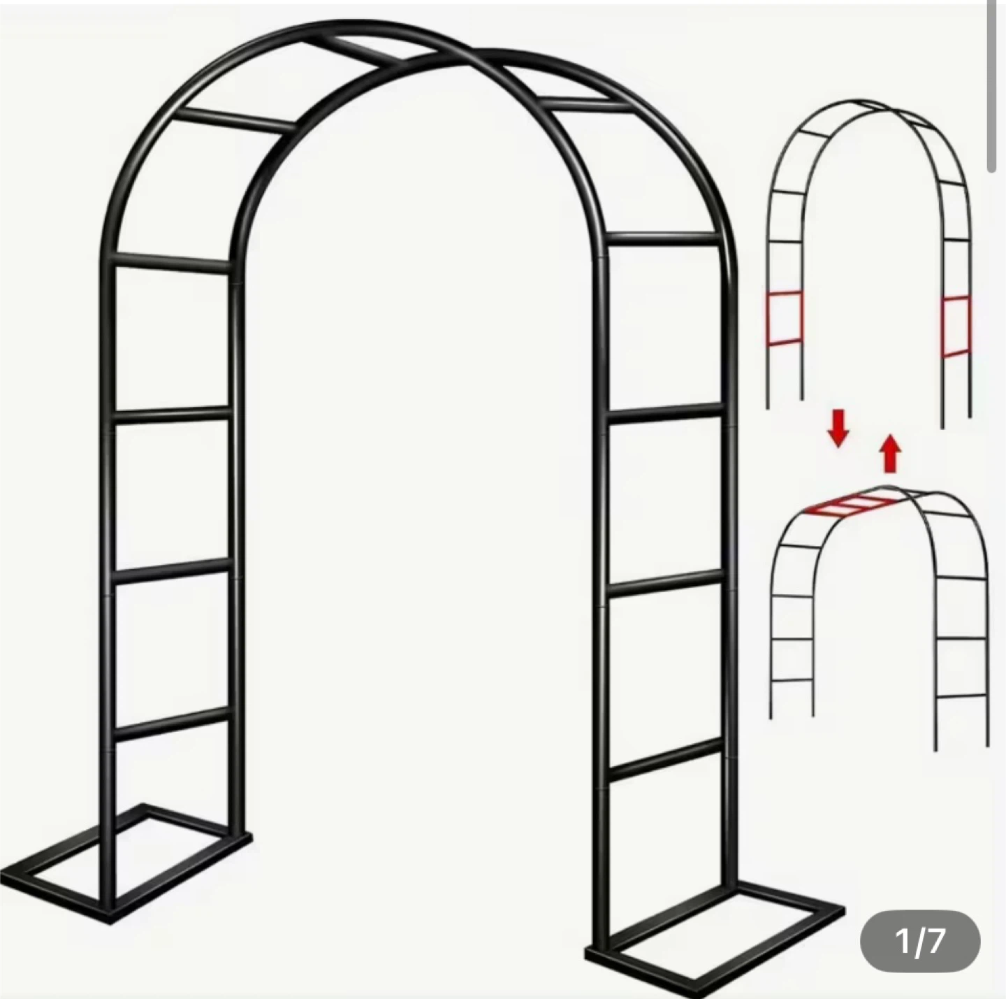 Garden Arch - 94.48 Inch Tall - photo 2