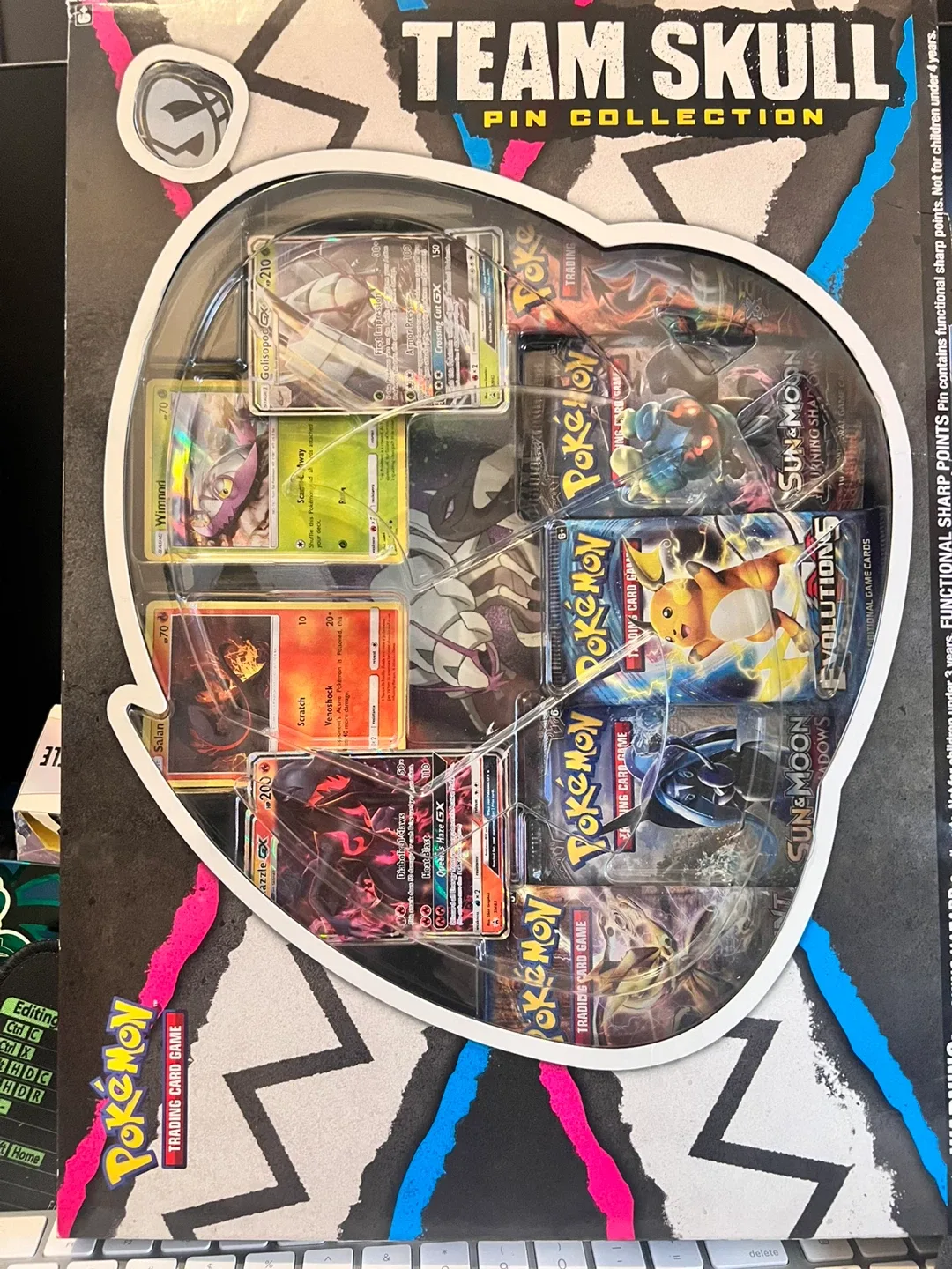 Pokemon Team Skull Pin Collection - New!