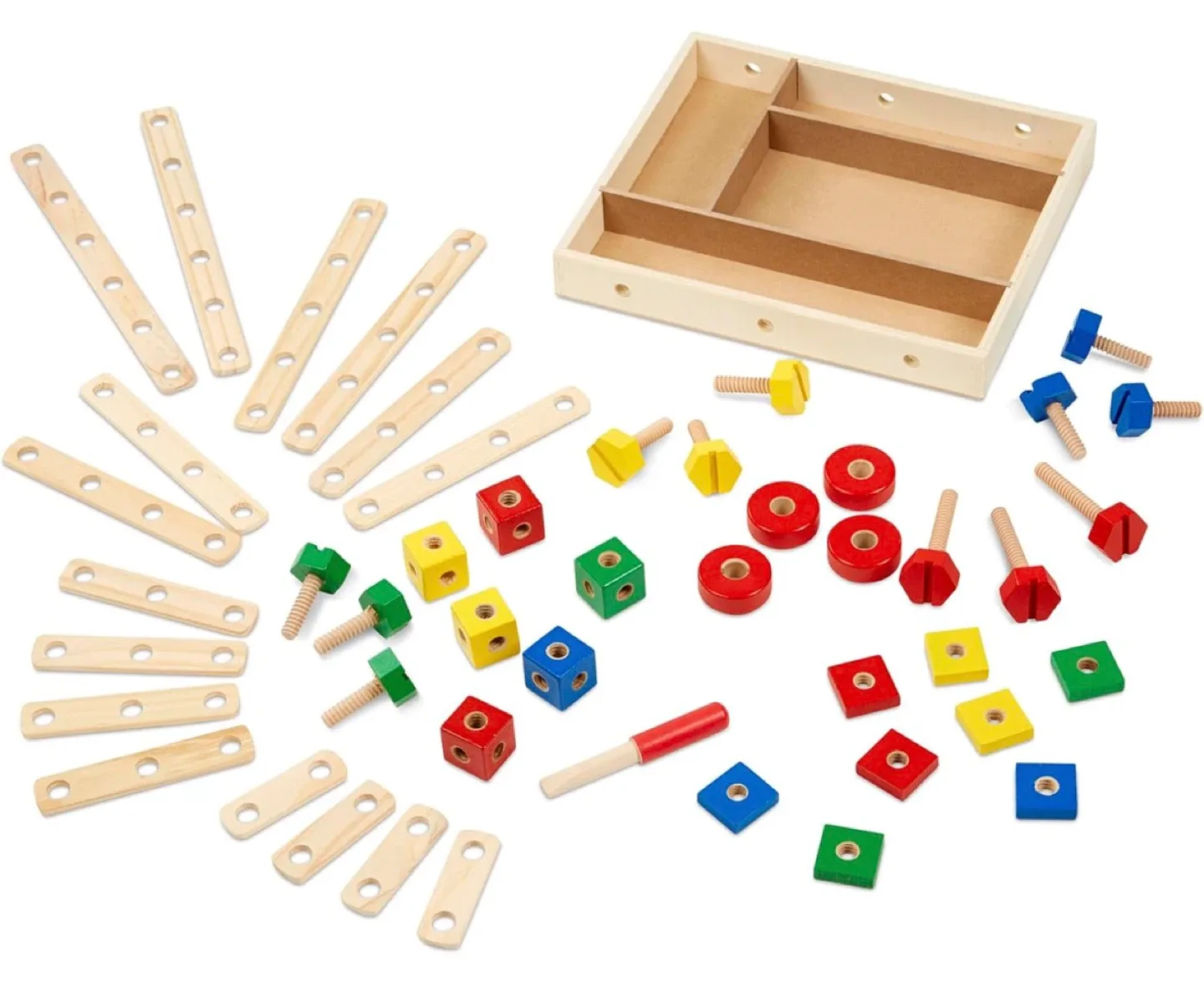 Melissa & Doug Wooden Construction Building Set image indicator(2)