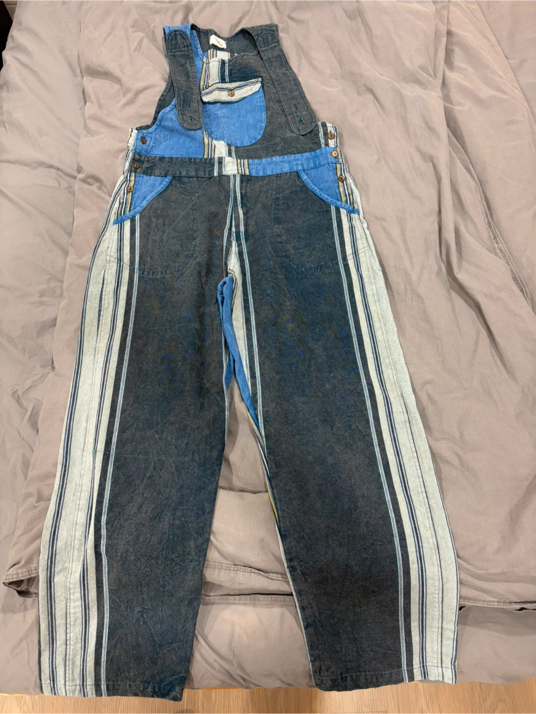 Vintage Denim Overalls - photo 2