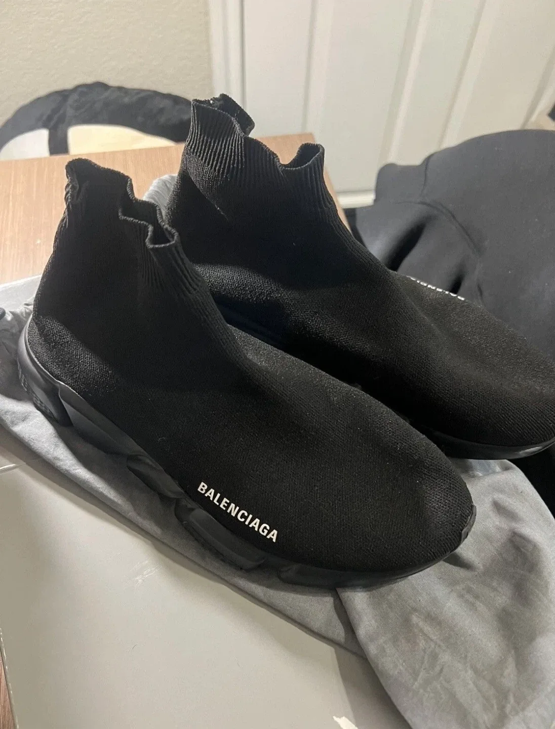 Balenciaga Speed Sock Sneakers - Black image indicator(2)