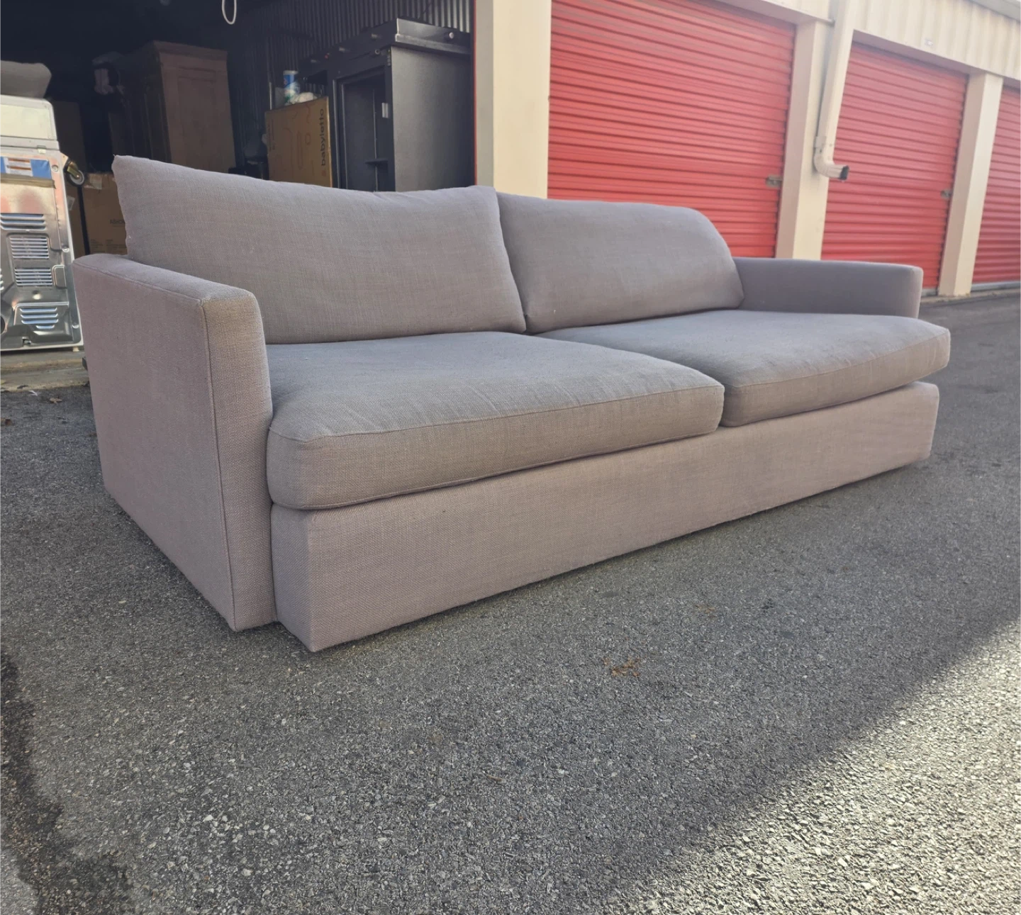 Gray Sofa - Needs Cleaning