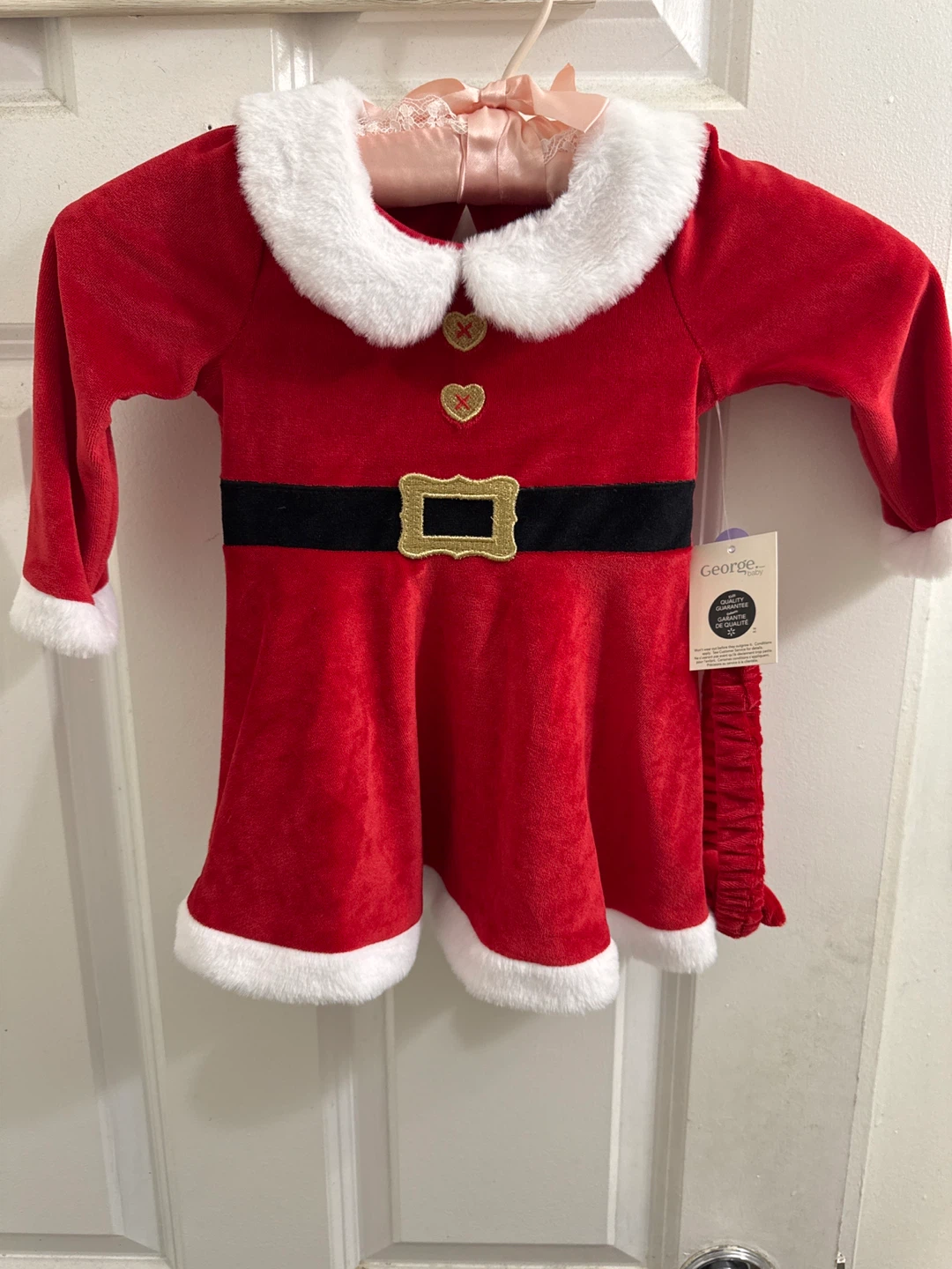 George Baby Santa Dress