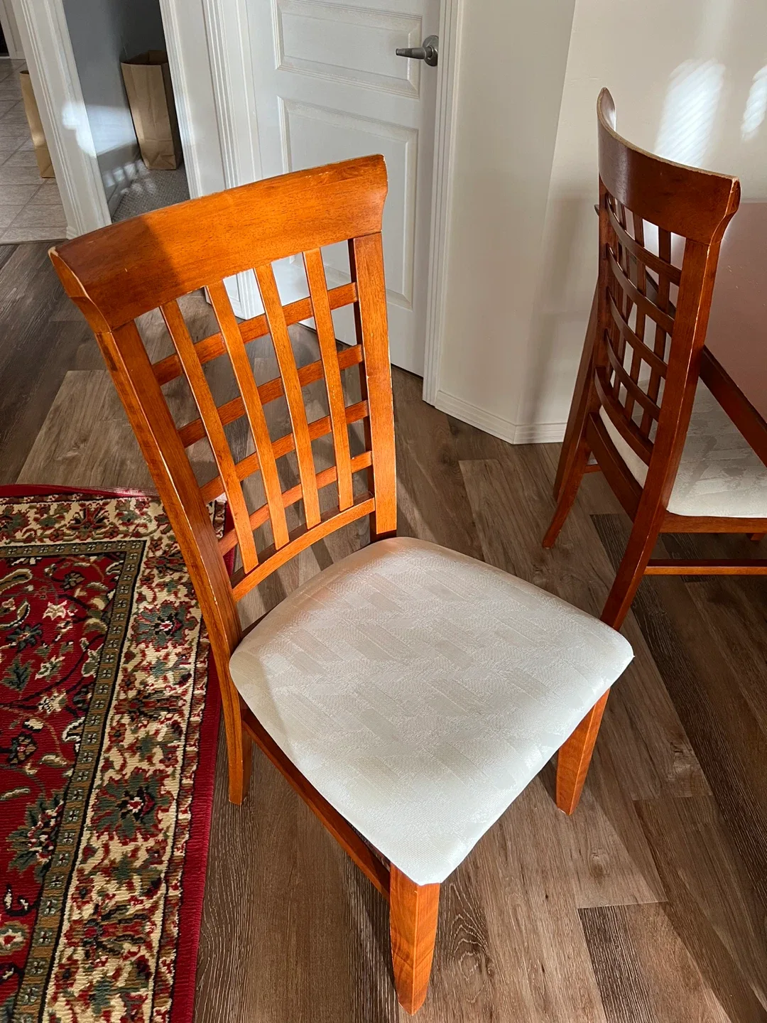 Wooden Dining Table Set with 4 Chairs image indicator(4)