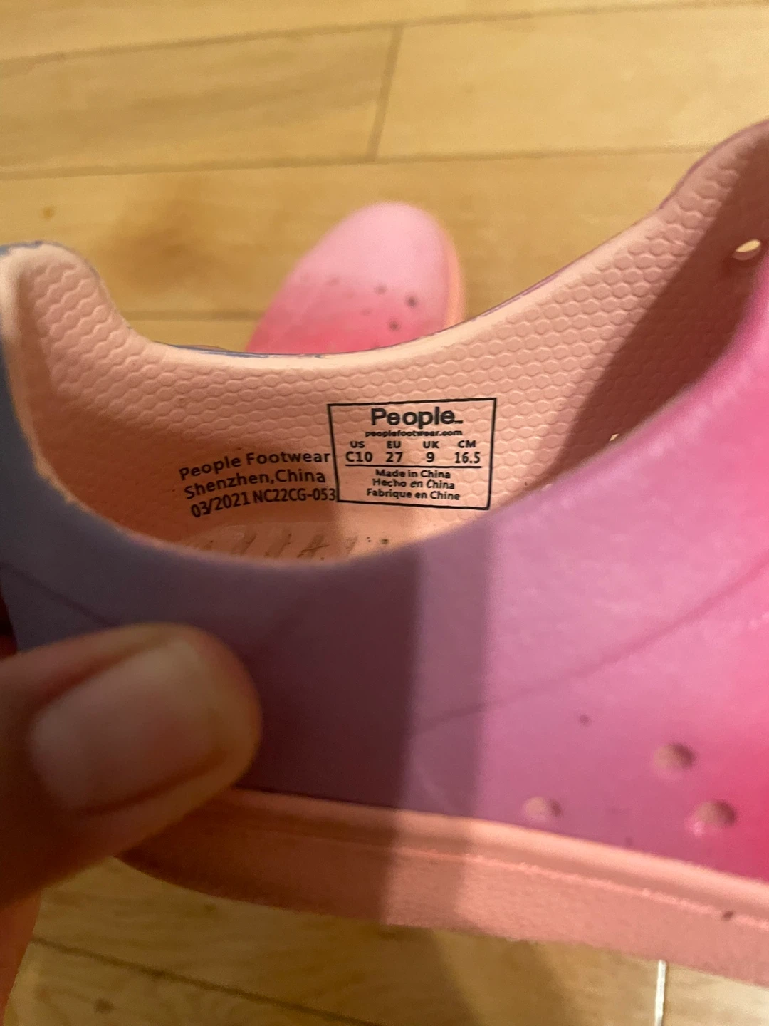 People Footwear Pink/Purple Shoes - Size C10 - photo 4