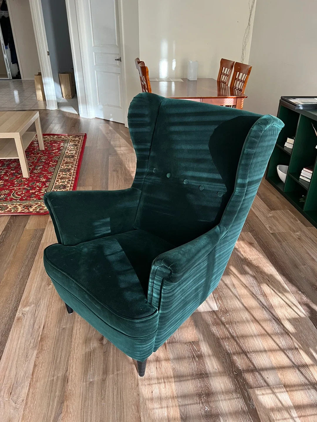 Green Wingback Armchair