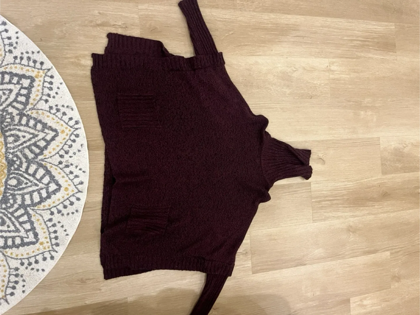Poncho Style Sweater Top image indicator(2)