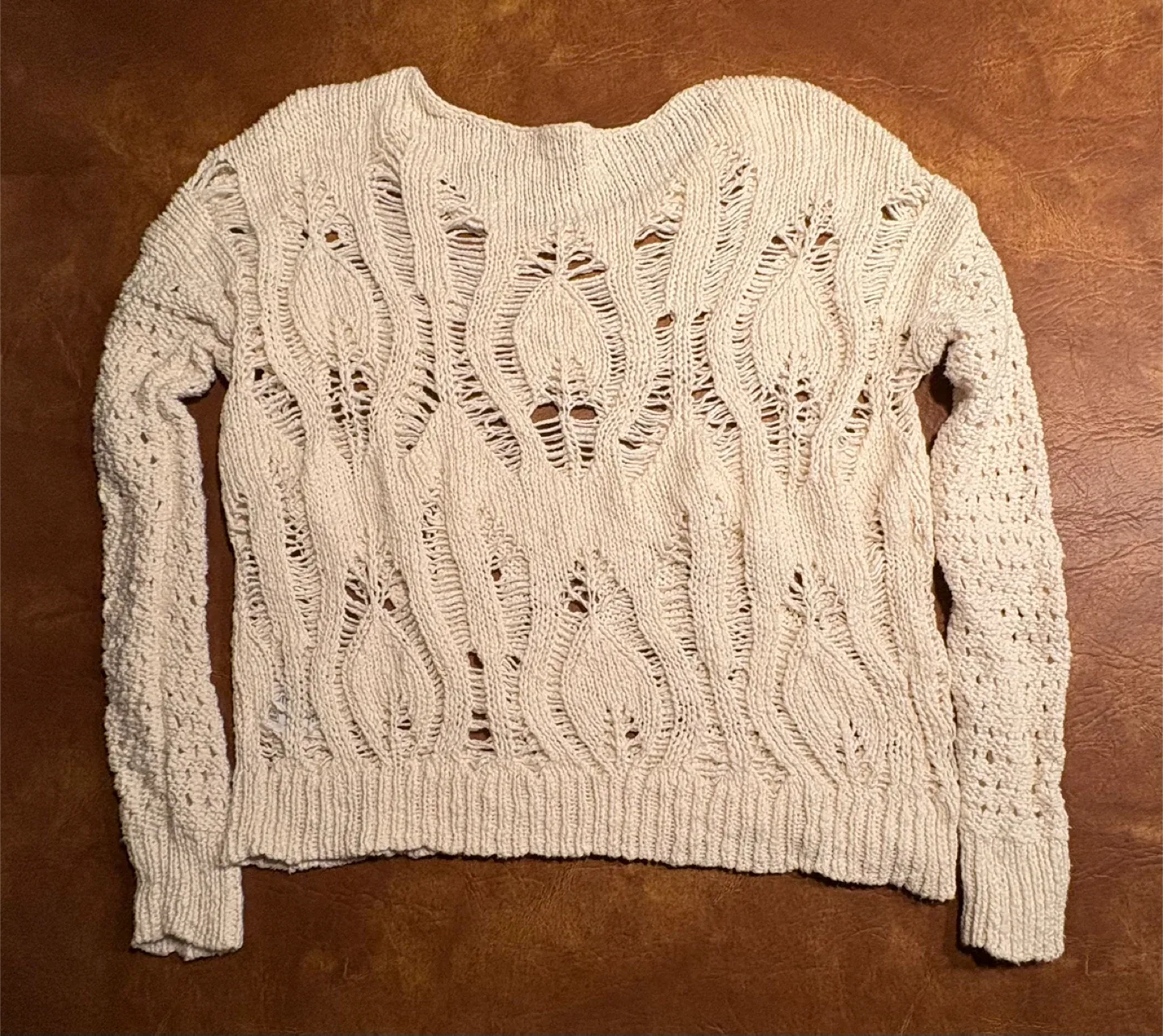 Distressed Knit Sweater image indicator(2)