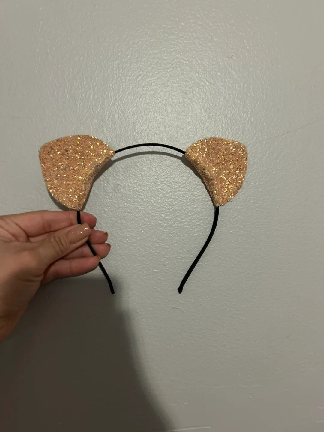 Cute Glittery Cat Ear Headband