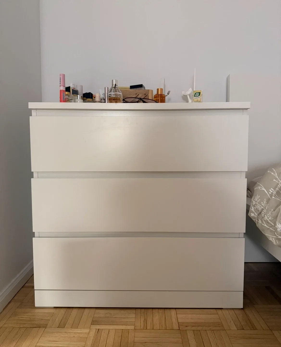 IKEA 3-Drawer Dresser - White
