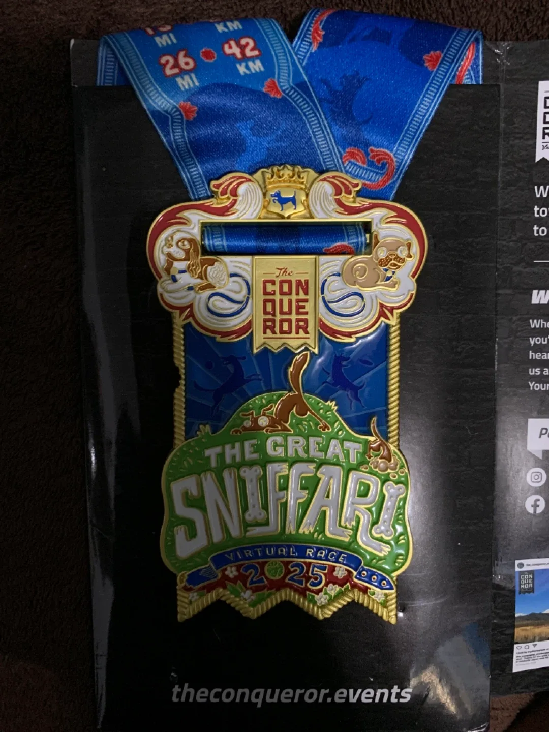 The Conqueror The Great Sniffari Virtual Challenges