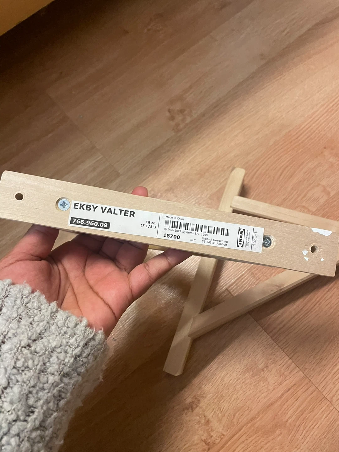 IKEA EKBY VALTER Shelf Bracket - photo 3