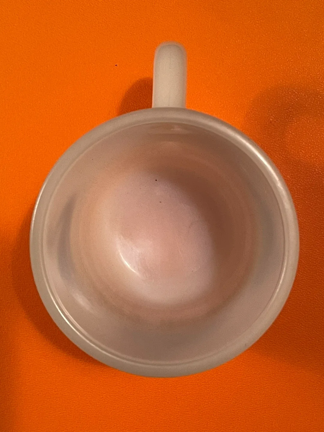 Vintage Galaxy Milk Glass Mug with Swan Design image indicator(2)