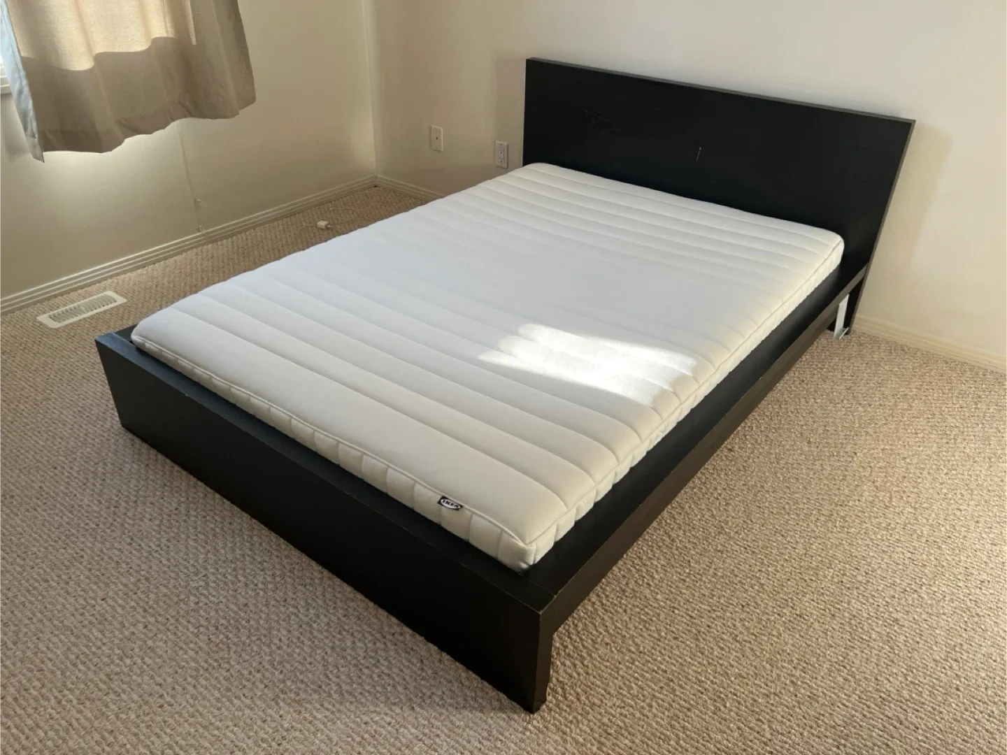 IKEA Malm Bed Frame with Mattress