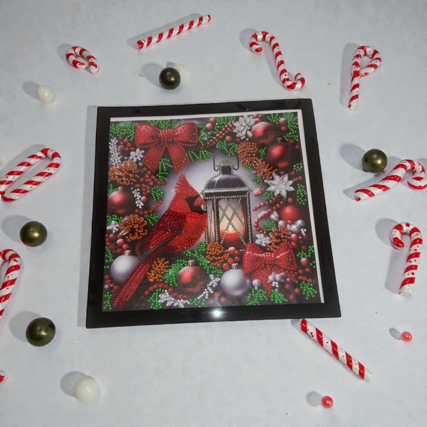 Cardinal Christmas Diamond Art Painting image indicator(9)