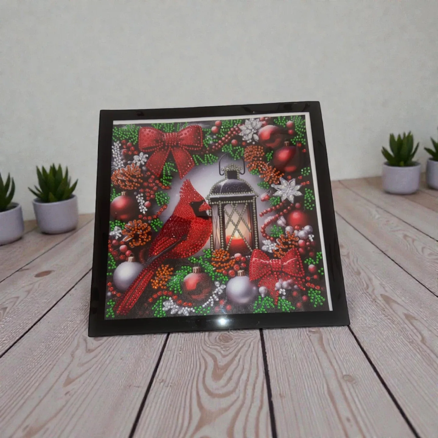 Cardinal Christmas Diamond Art Painting image indicator(6)