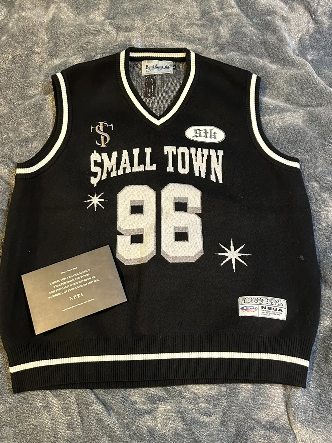 Smalltown Kid Basketball Jersey Knit.