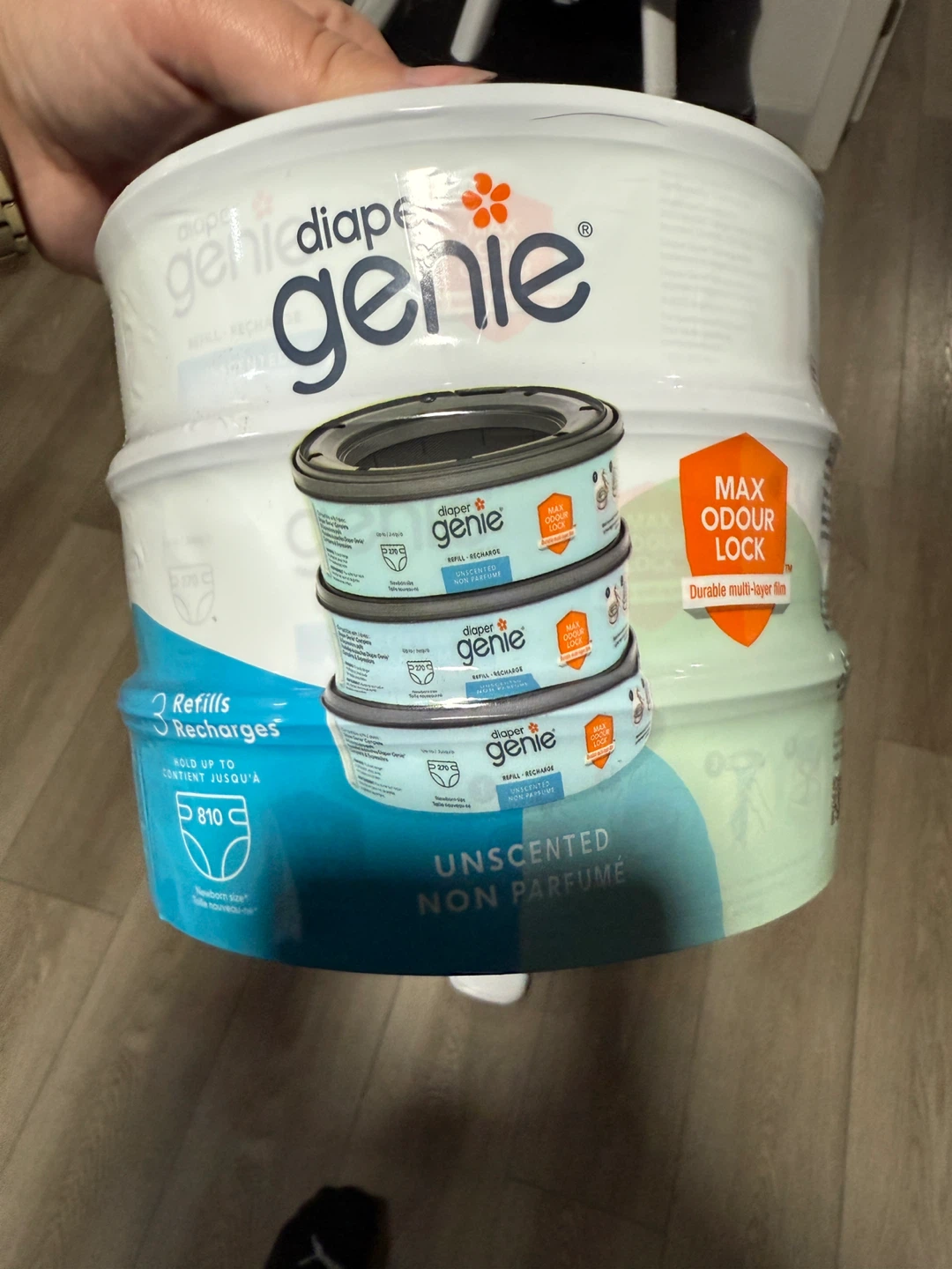 Diaper Genie Complete Diaper Pail with Refills - photo 3