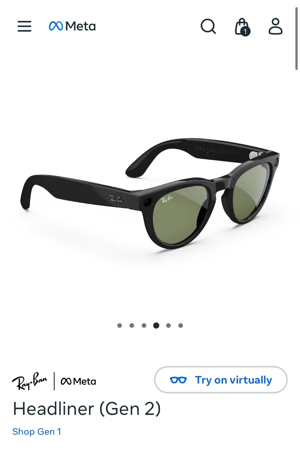 Brand new ‼️ unopened Ray ban meta Headliner (Gen 2) image indicator(4)