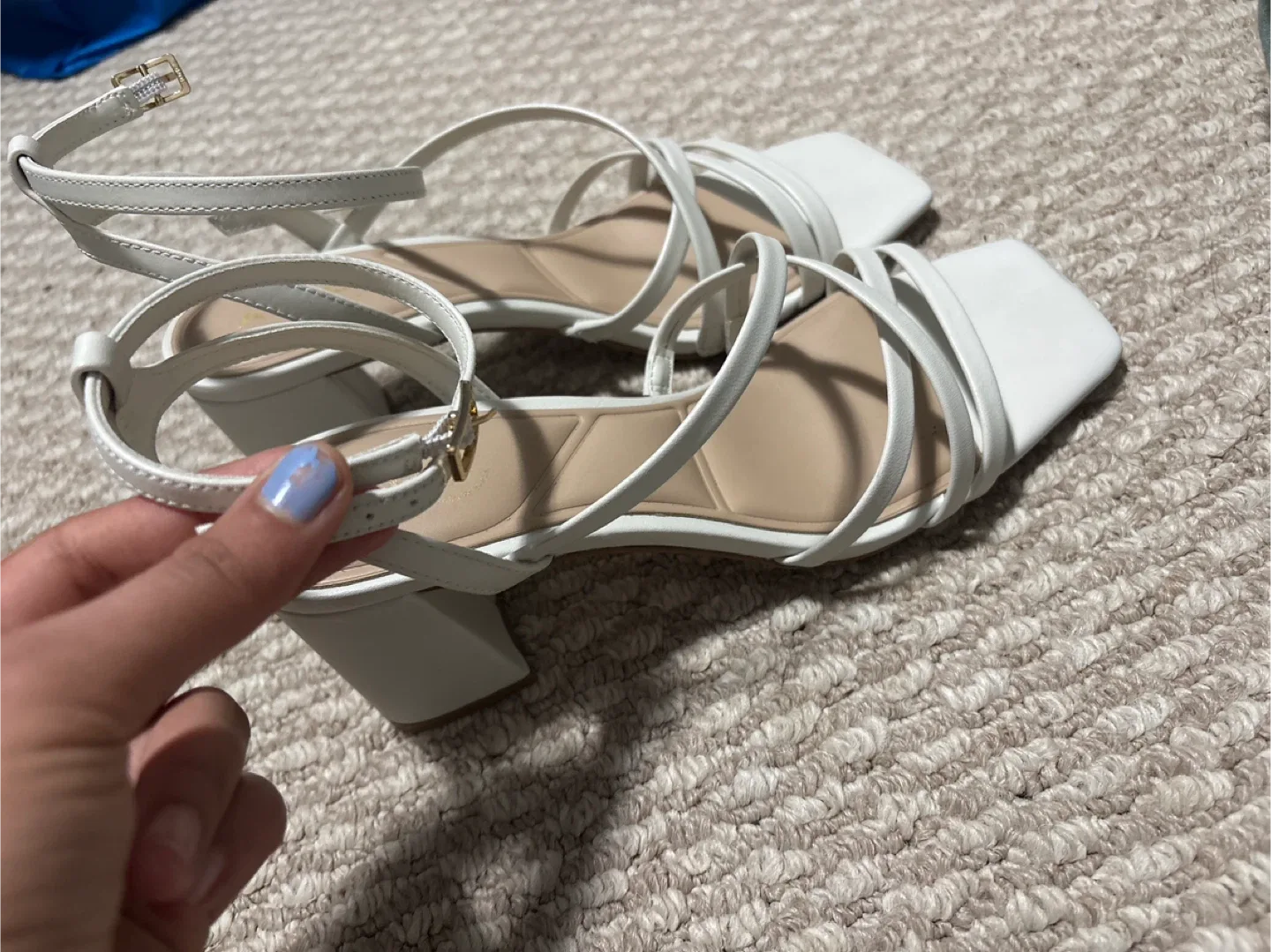 Aldo Esther-110 White Heels - Size 8 image indicator(3)