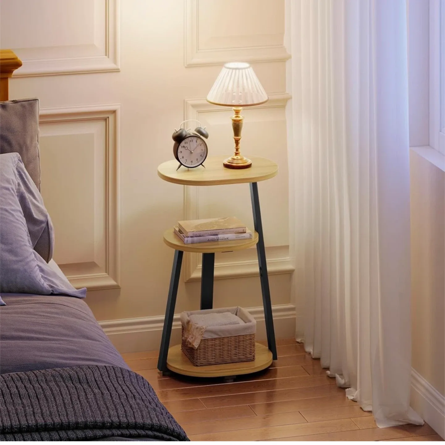 New 3 Tier Side Table End Table image indicator(5)