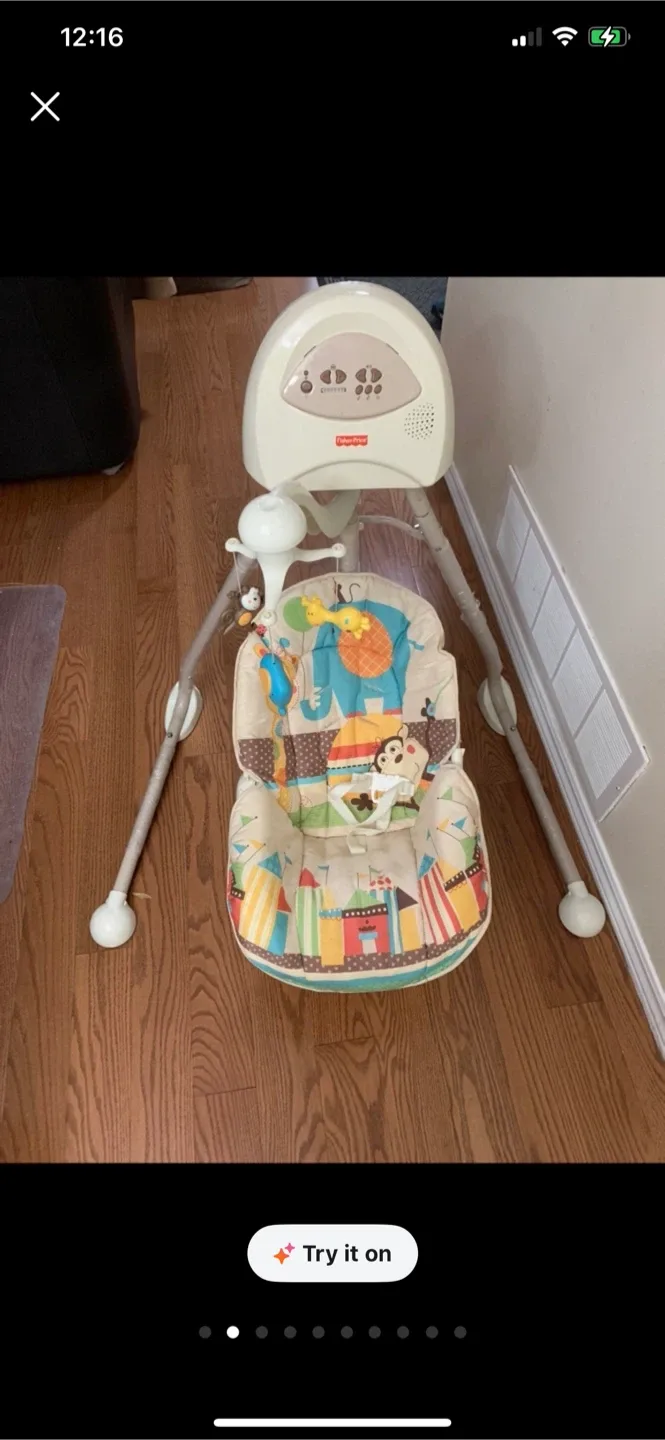 Baby Bed Swing - Electric Powered Automatic Swingset image indicator(2)