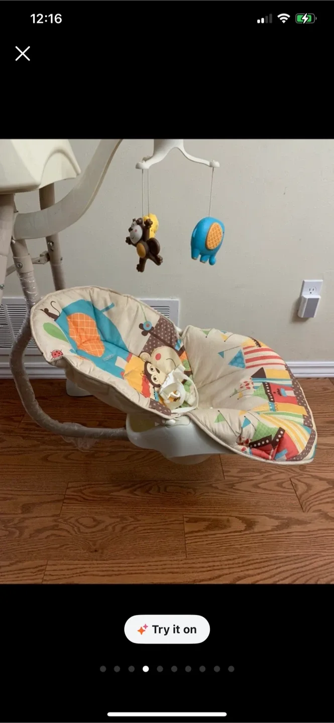 Baby Bed Swing - Electric Powered Automatic Swingset image indicator(4)