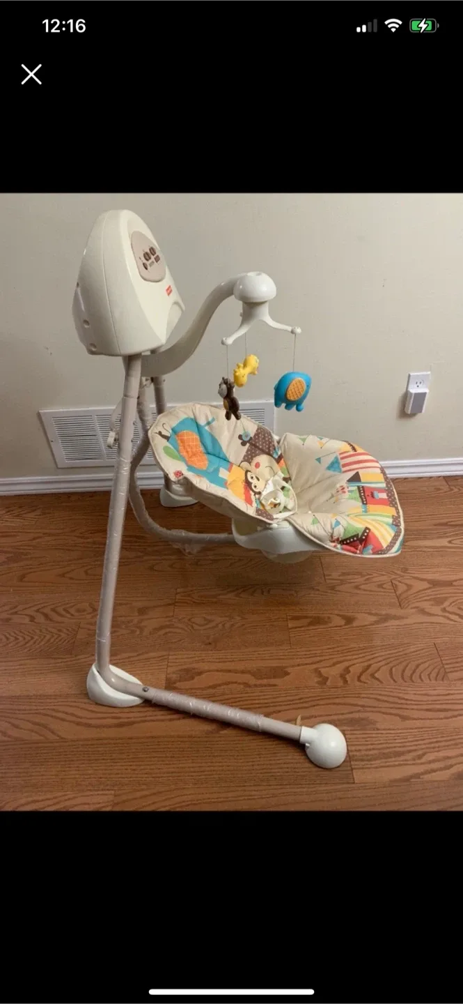 Baby Bed Swing - Electric Powered Automatic Swingset