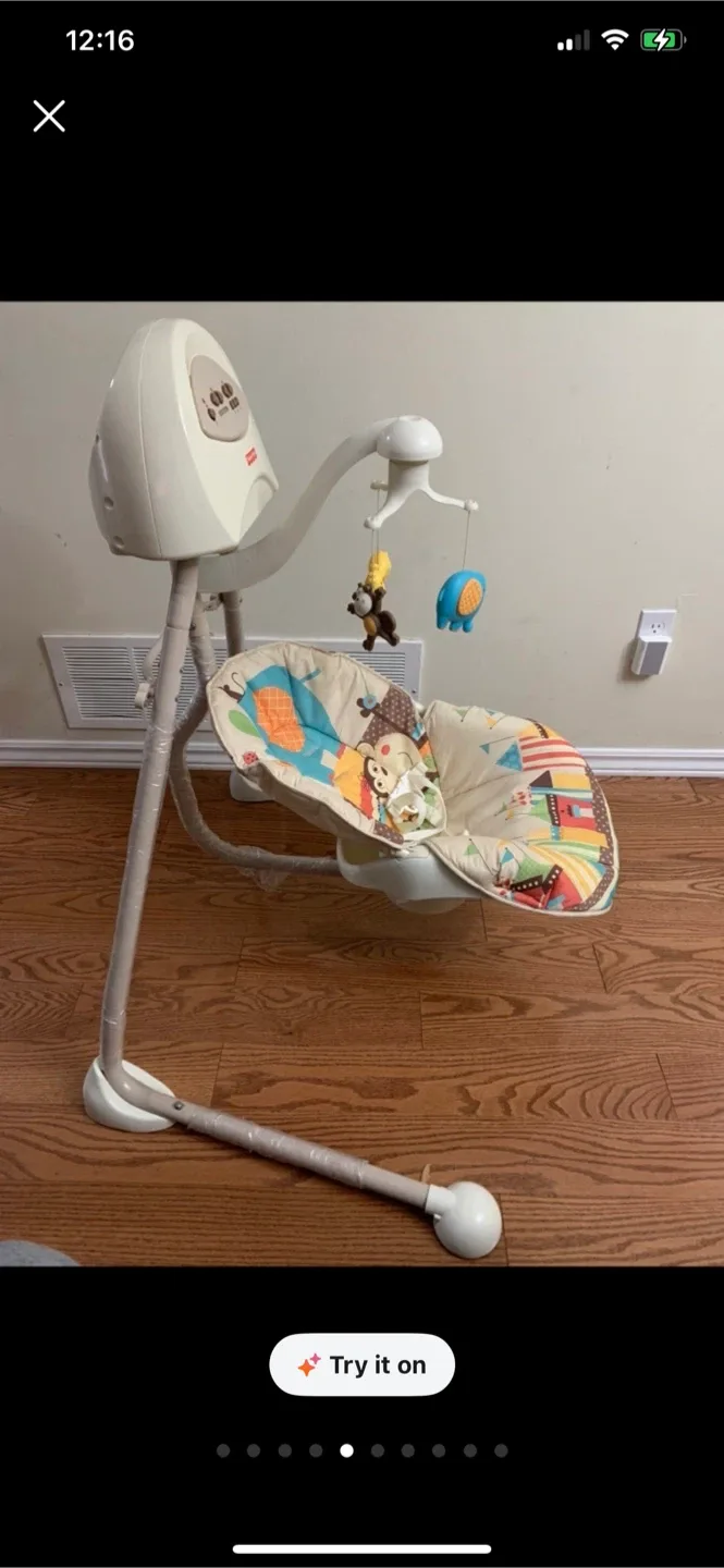 Baby Bed Swing - Electric Powered Automatic Swingset image indicator(5)