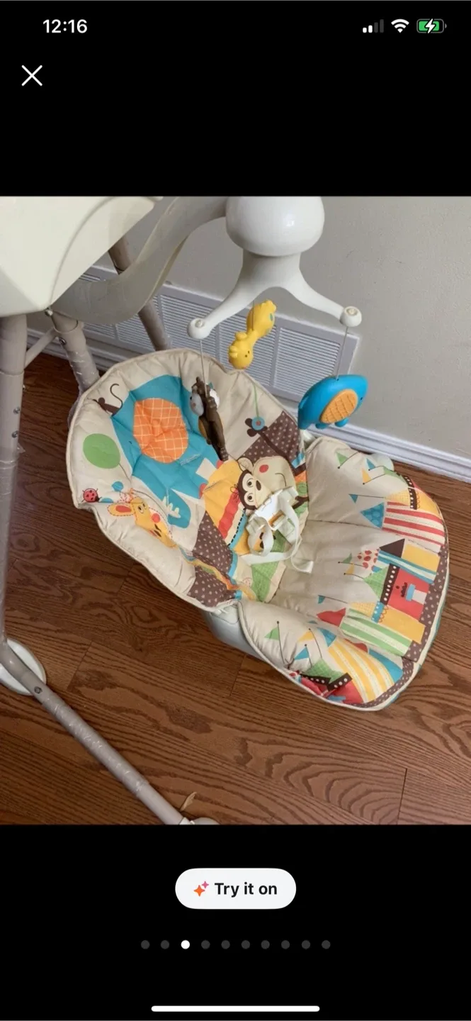 Baby Bed Swing - Electric Powered Automatic Swingset image indicator(3)