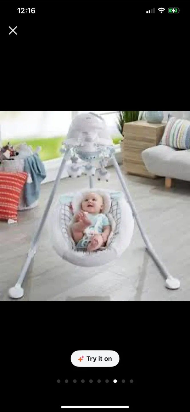 Baby Bed Swing - Electric Powered Automatic Swingset image indicator(8)