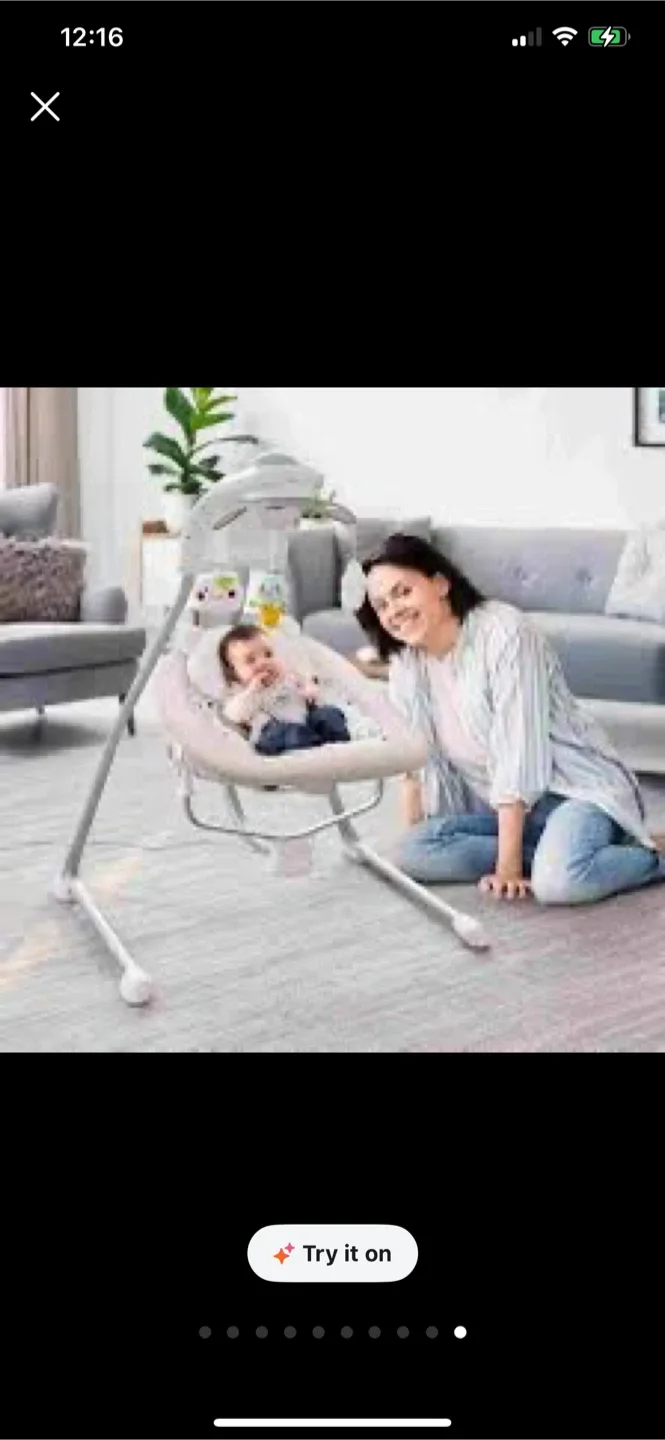 Baby Bed Swing - Electric Powered Automatic Swingset image indicator(10)