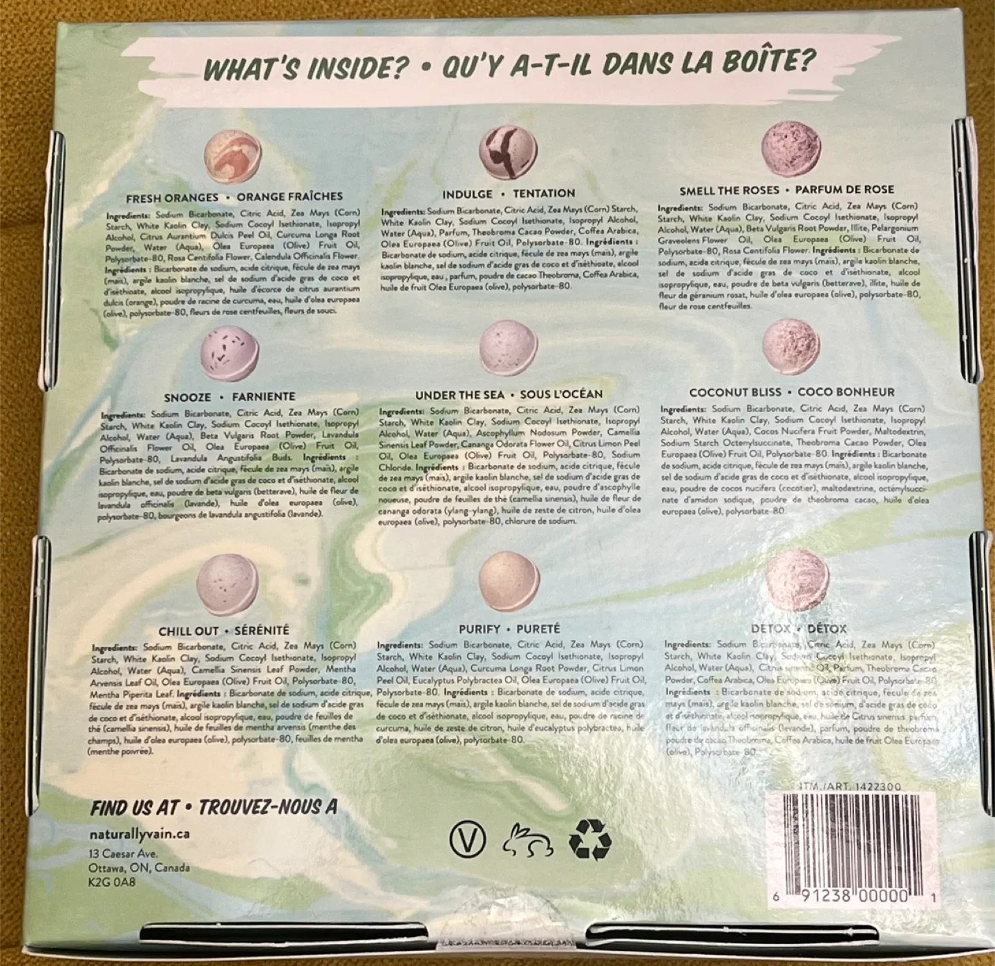 Naturally Us All Natural Bath Bombs Set image indicator(2)