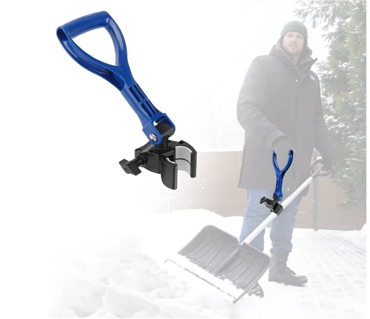 Ergonomic Shovel Handle Attachment