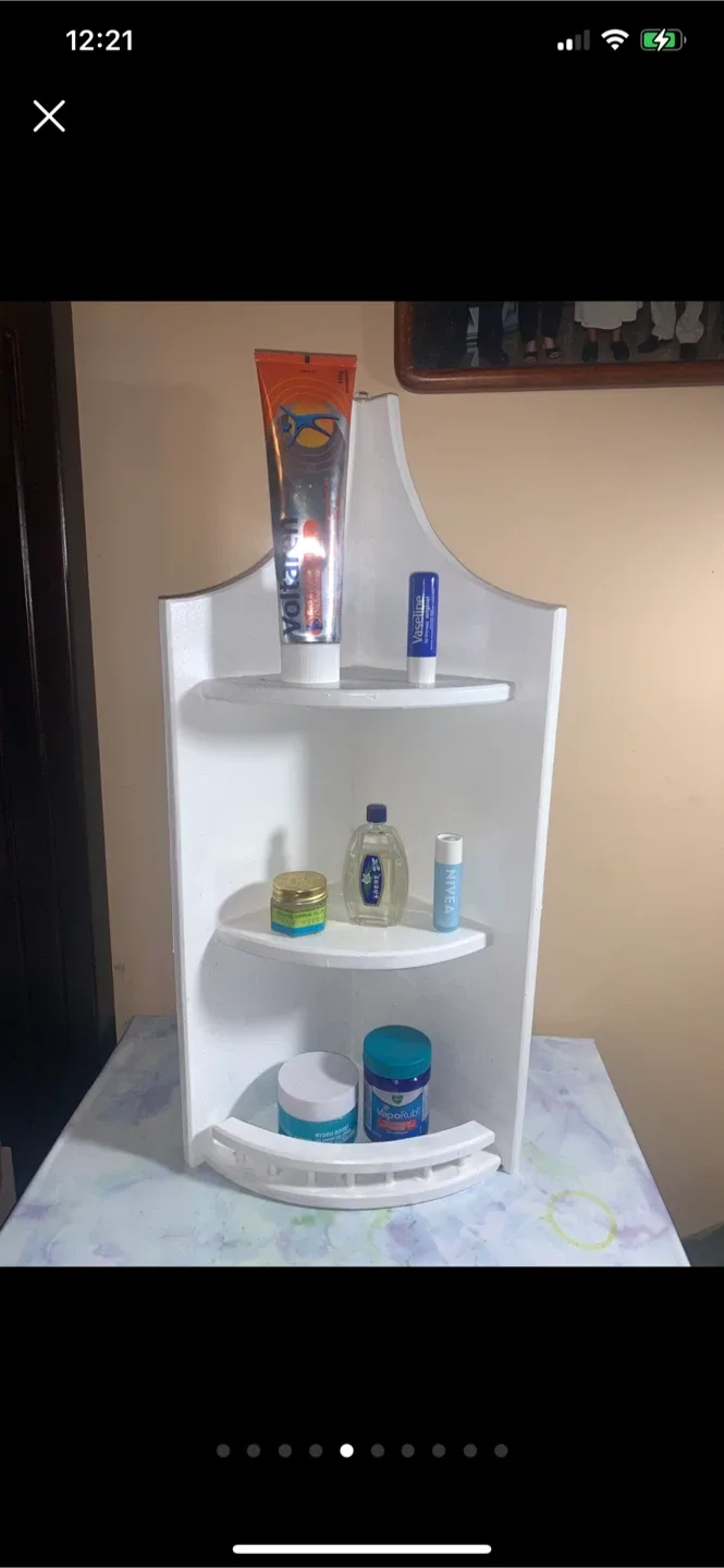 White Corner Piece Small Furniture image indicator(5)