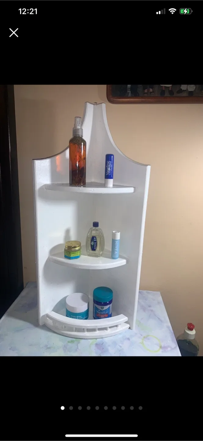 White Corner Piece Small Furniture