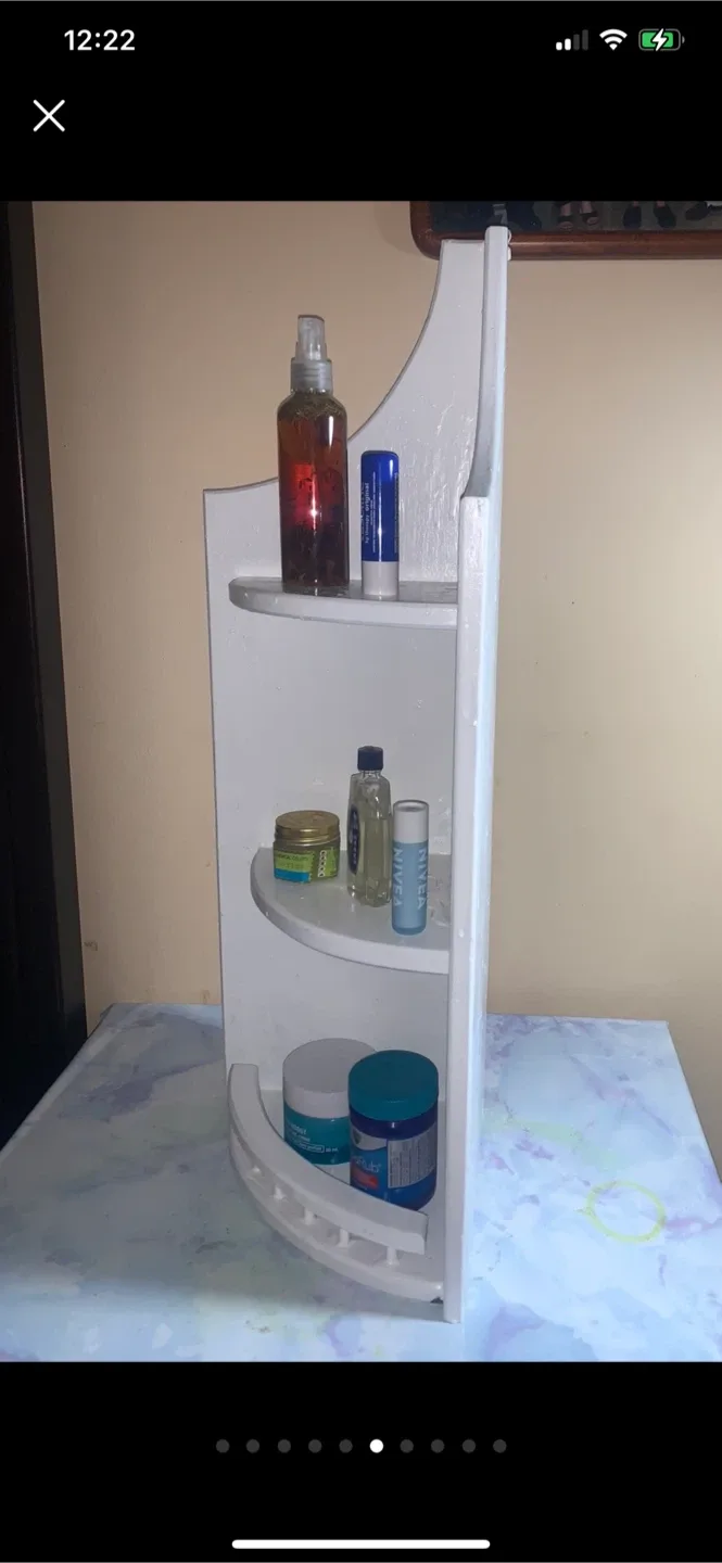 White Corner Piece Small Furniture image indicator(6)