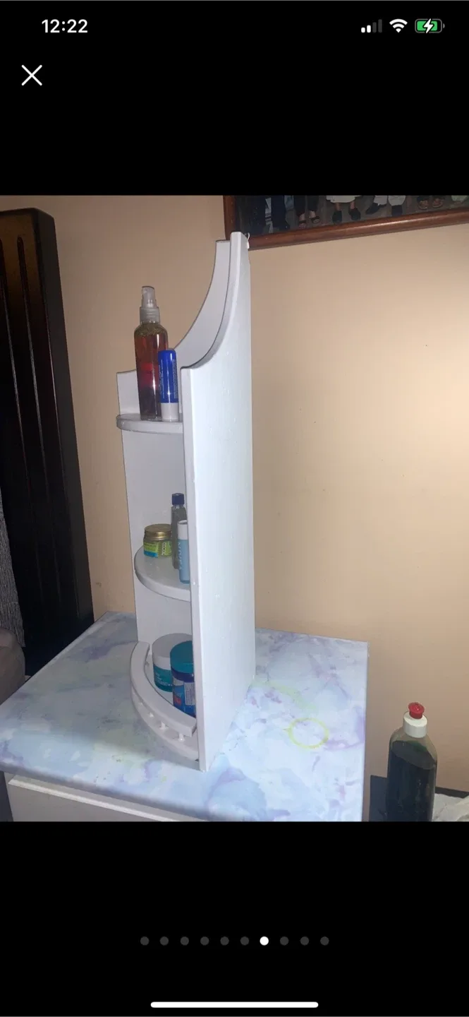 White Corner Piece Small Furniture image indicator(7)