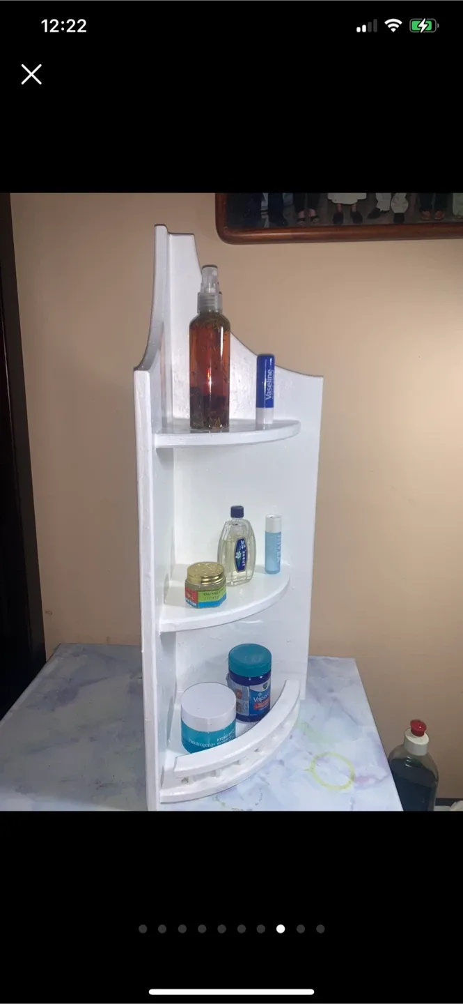 White Corner Piece Small Furniture image indicator(8)