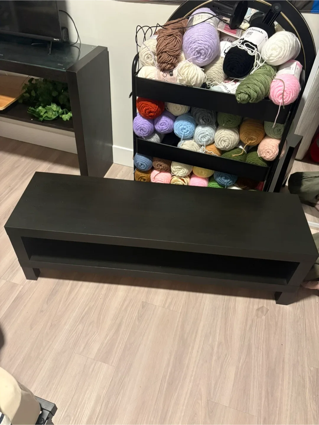 Black TV Stand