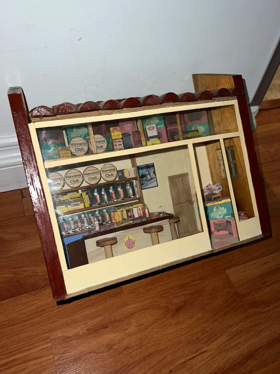 Vintage Havana Club Miniature Bar decor