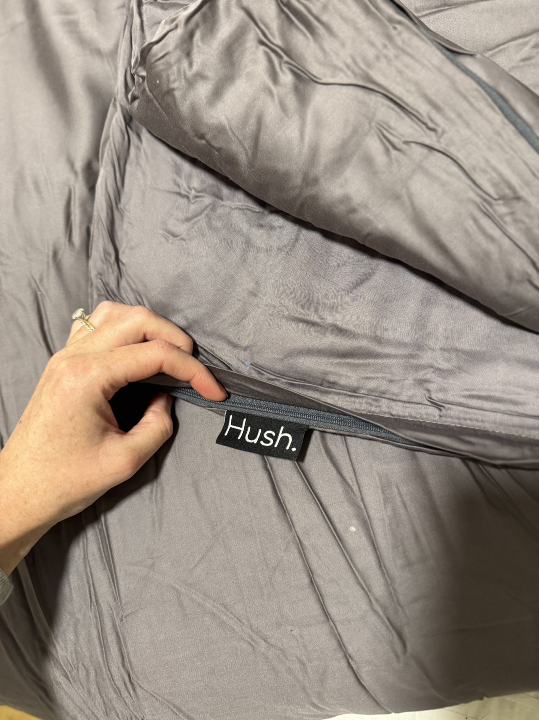 Hush Weighted Blanket - Grey - photo 2