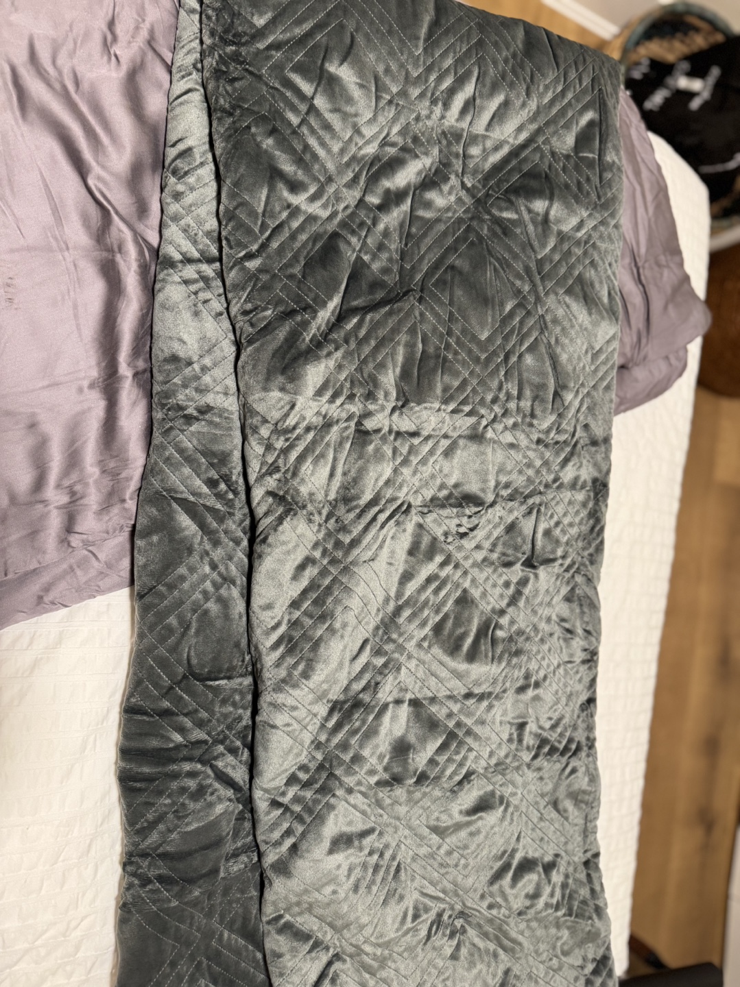 Hush Weighted Blanket - Grey - photo 3