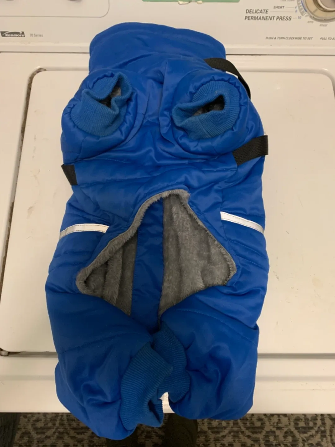 BRKURLEG Blue Dog Winter Coat, Size L image indicator(3)