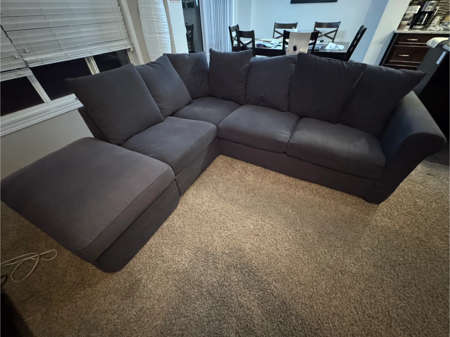 IKEA HÄRLANDA Sectional Sofa - dark blue - photo 2