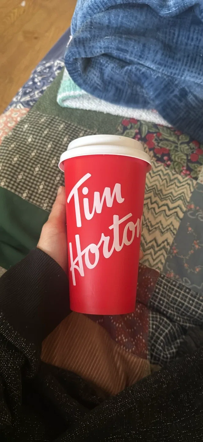 Tim Hortons Red Travel Mug