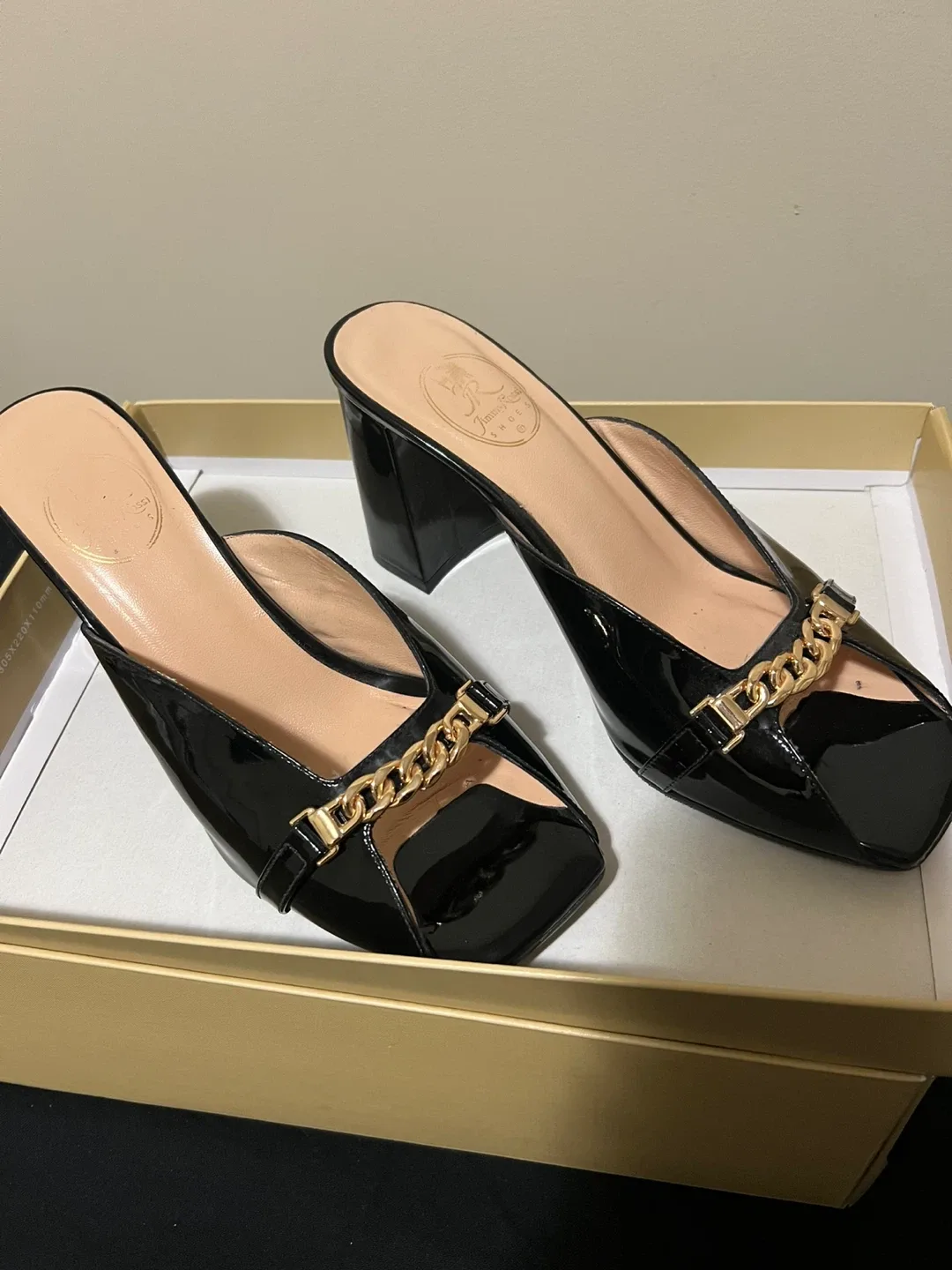 Tommy Rossi Black Heels, Size 8 image indicator(3)